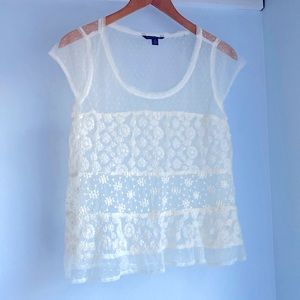 American Eagle Lace Top